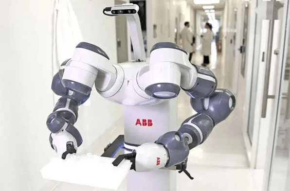 ABB mobile laboratory robot for hospital